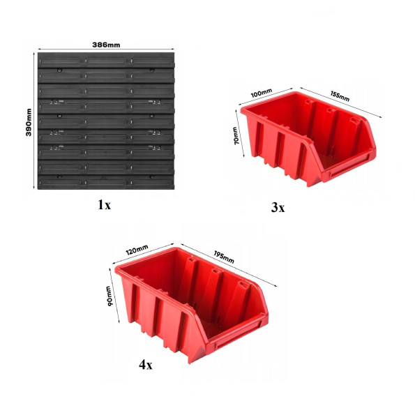 Органайзер для инструмента 39х39см KOR5, в фирменной упаковке -
                                                        Фото 4