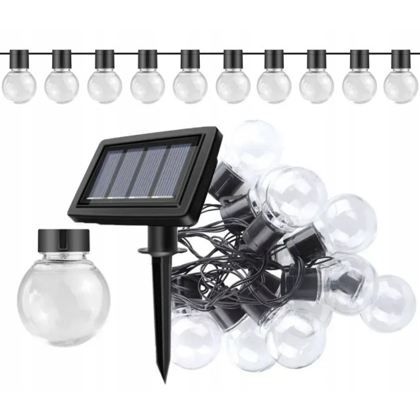 Гірлянда на сонячній батареї на 10 лампочок -
                                                        Фото 2