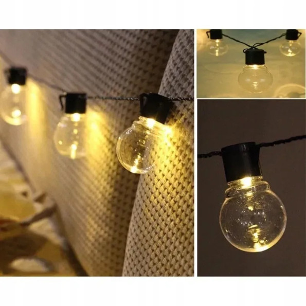 Гірлянда на сонячній батареї на 10 лампочок -
                                                        Фото 5