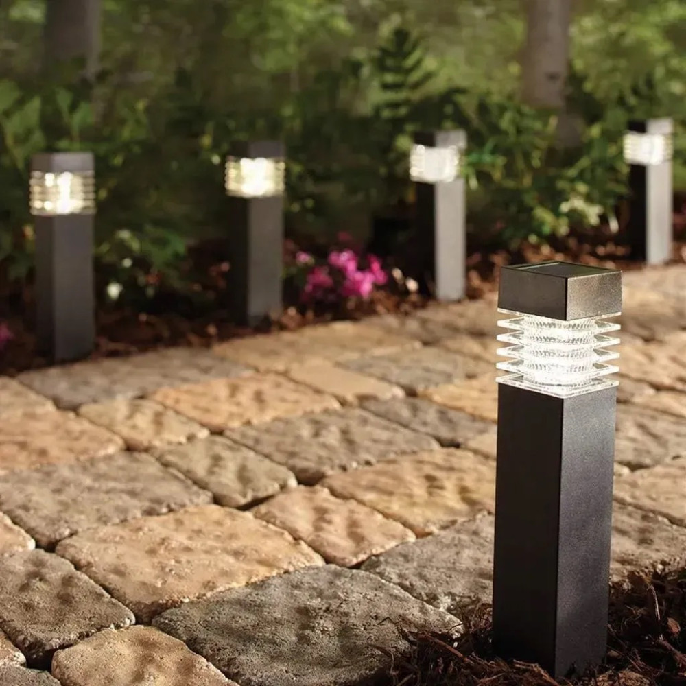 Светильник ландшафтный садовый SuperLED Torsi с LED подсветкой и сенсором сумерек - Фото 3