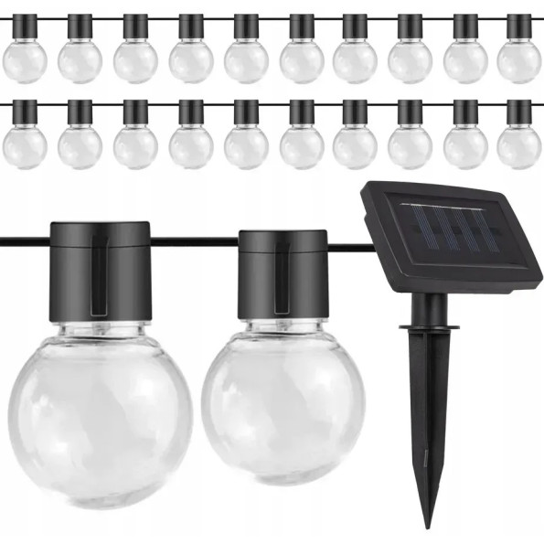 Гирлянда на солнечной батарее на 20 лампочек -
                                                        Фото 2