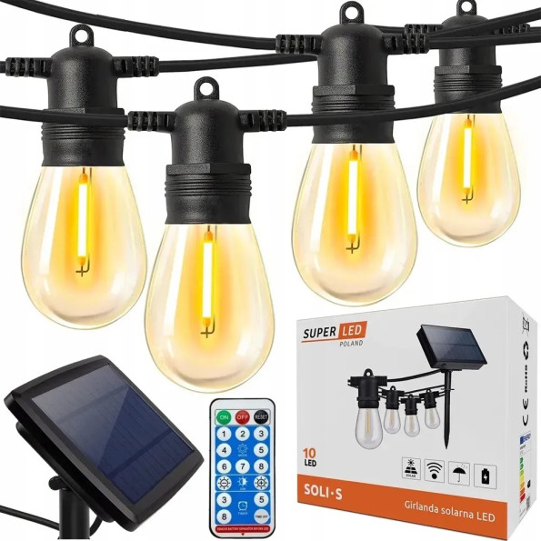 Солнечная гирлянда 20 м -
                                                        Фото 2