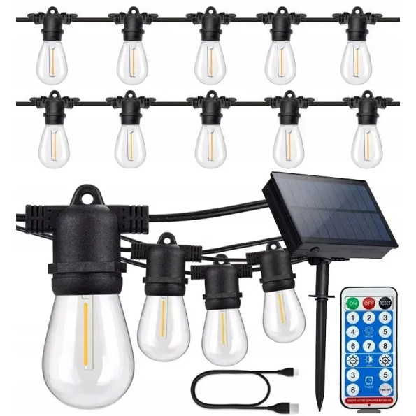 Солнечная гирлянда 20 м -
                                                        Фото 6