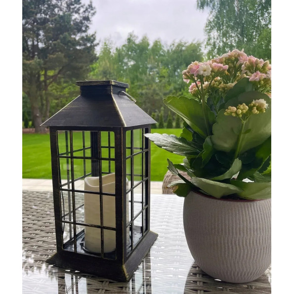 Набор из 2 ретро-фонарей на солнечной батарее для сада/террасы SuperLED -
                                                        Фото 4