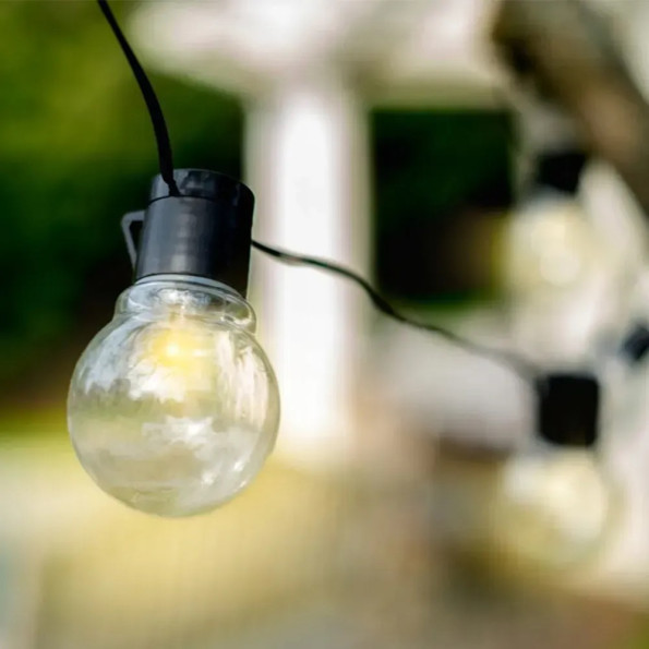 Гирлянда с пультом на 50 лампочек с теплым светом -
                                                        Фото 5