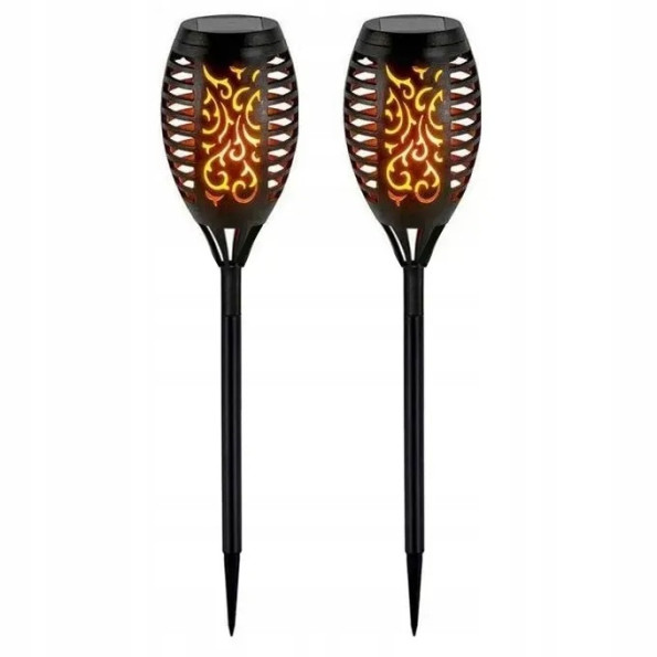 Набор из 2 солнечных LED ламп-факел XXL Flami SuperLED с эффектом пламени -
                                                        Фото 3