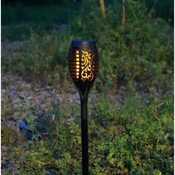 Набор из 2 солнечных LED ламп-факел XXL Flami SuperLED с эффектом пламени -
                                                        Фото 5