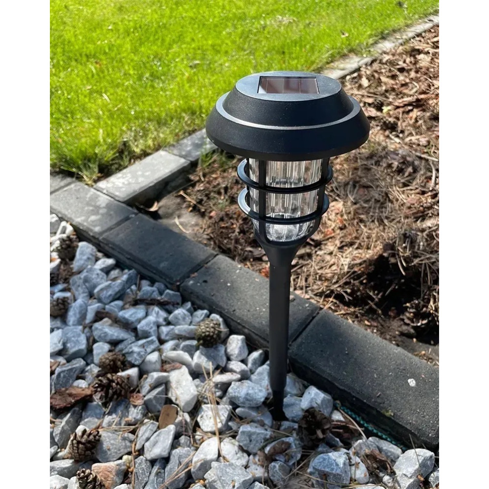 Лампа садовая солнечная светодиодная комплект 6шт, фонарь столбик SuperLED на солнечной батарее - Фото 6