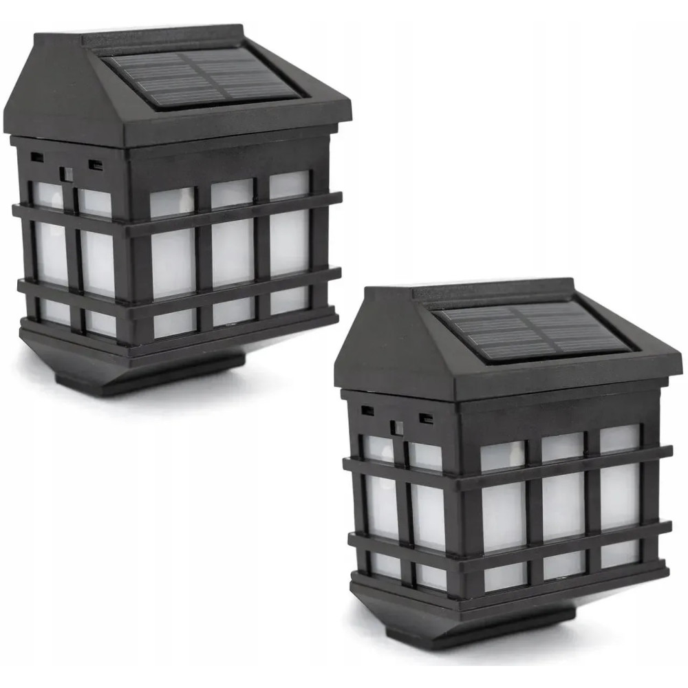 Комплект ламп солнечная настенная LED с датчиком движения и освещения, SuperLED, 2шт - Фото 5