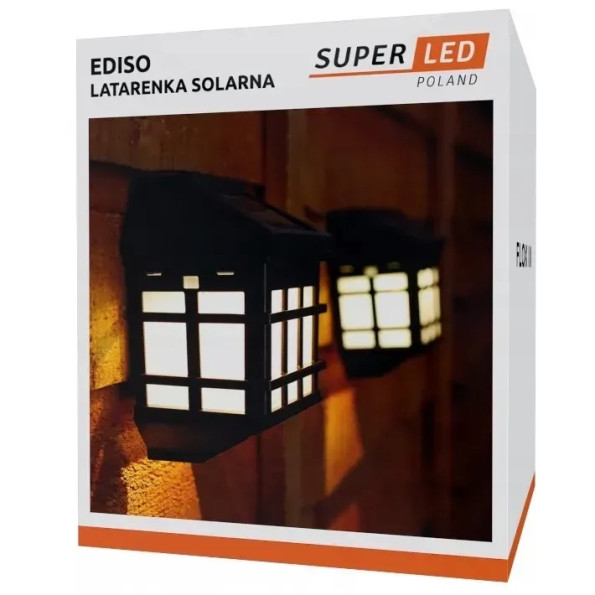 Комплект ламп сонячна настінна LED з датчиком руху та освітлення, SuperLED, 2шт -
                                                        Фото 2