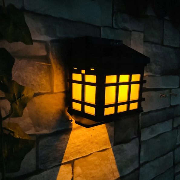 Комплект ламп сонячна настінна LED з датчиком руху та освітлення, SuperLED, 2шт -
                                                        Фото 4