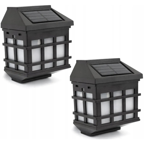 Комплект ламп сонячна настінна LED з датчиком руху та освітлення, SuperLED, 2шт -
                                                        Фото 5