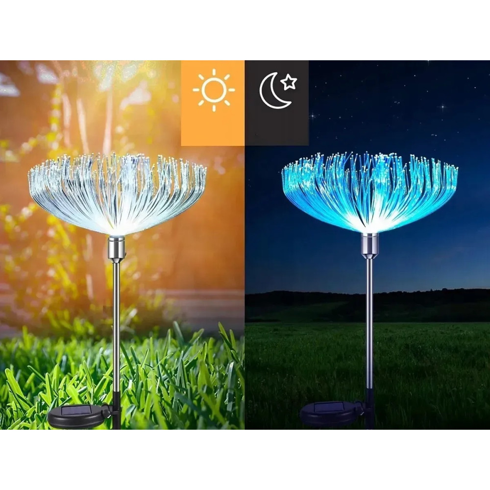 Декоративная садовая лампа SuperLED 2шт – деревце с RGB-подсветкой - Фото 3