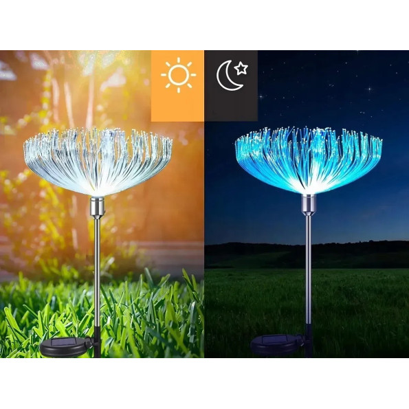 Декоративна садова лампа SuperLED 2шт - деревце з RGB-підсвіткою -
                                                        Фото 3