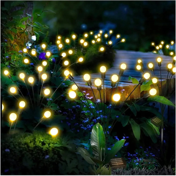 Садовая солнечная LED лампа SuperLED «Дерево» с датчиком сумерек, набор 2шт -
                                                        Фото 7