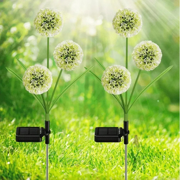 Лампа на сонячній батареї “Кульбаба” з RGB підсвічуванням -
                                                        Фото 5