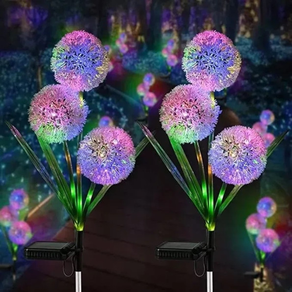 Лампа на сонячній батареї “Кульбаба” з RGB підсвічуванням -
                                                        Фото 6