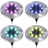 Лампа солнечная садовая RGB уличная в землю убивной диск LED светильник SuperLED, 4шт