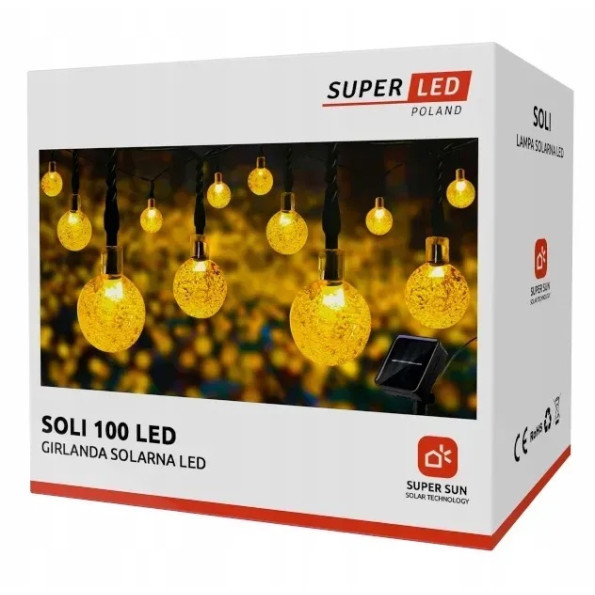 Солнечная гирлянда 100 шариков -
                                                        Фото 4