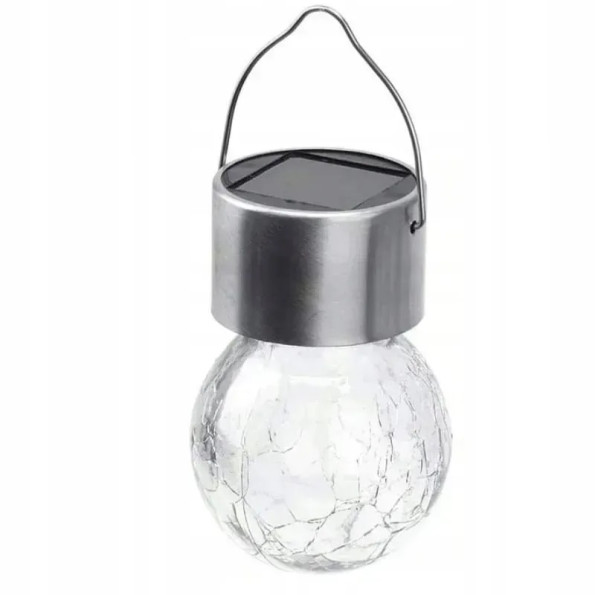 Підвісна сонячна лампа, куля скляна -
                                                        Фото 7