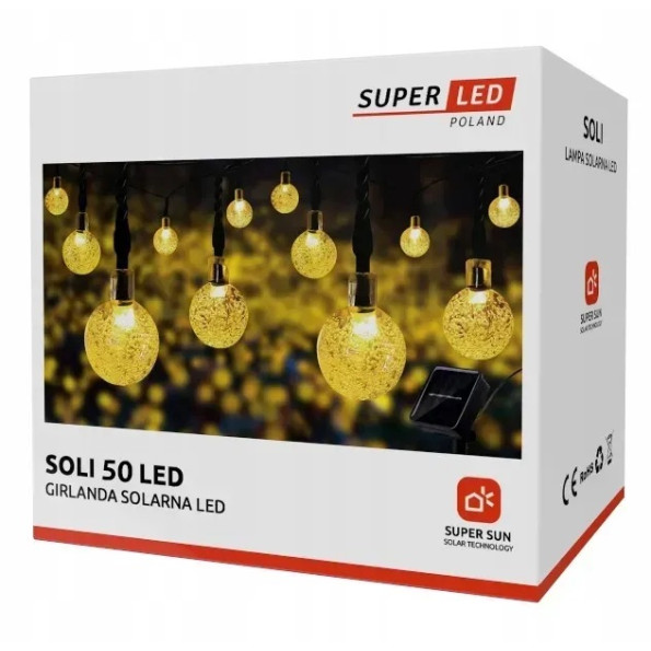 Сонячна гірлянда 50 кульок -
                                                        Фото 9