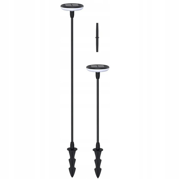 Солнечная садовая LED лампа-грибок круглая, набор 4шт -
                                                        Фото 8