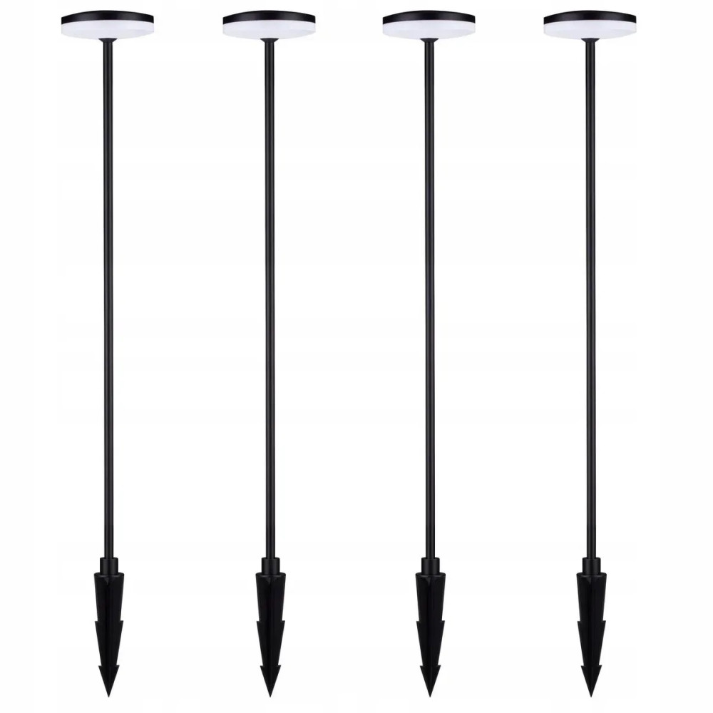 Садовый светильник на солнечной батарее SuperLED "Грибки" 76 см, квадратный, комплект 4шт - Фото 2