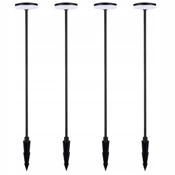 Садовий світильник на сонячній батареї SuperLED "Грибки" 76 см, квадратний, комплект 4шт -
                                                        Фото 2