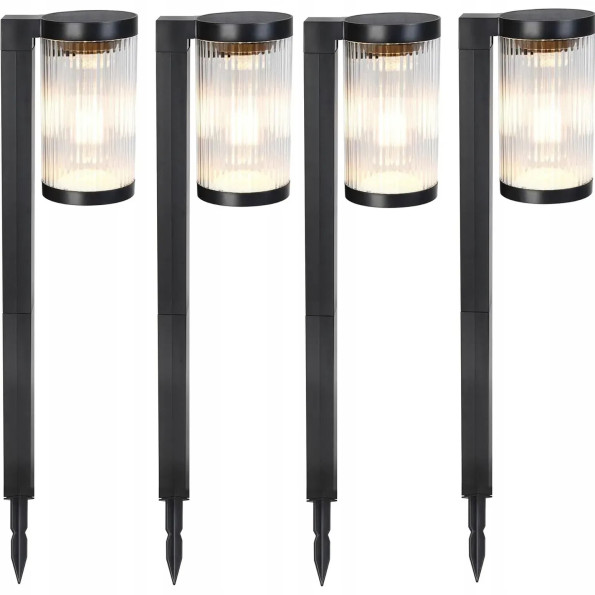 Світильник садовий на сонячній батареї, набір 4шт, SuperLED, ліхтар філаментний, наземний -
                                                        Фото 2