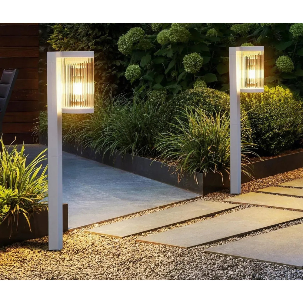 Светильник садовый на солнечной батарее белый, набор 4шт, SuperLED, фонарь филаментный, наземный - Фото 5