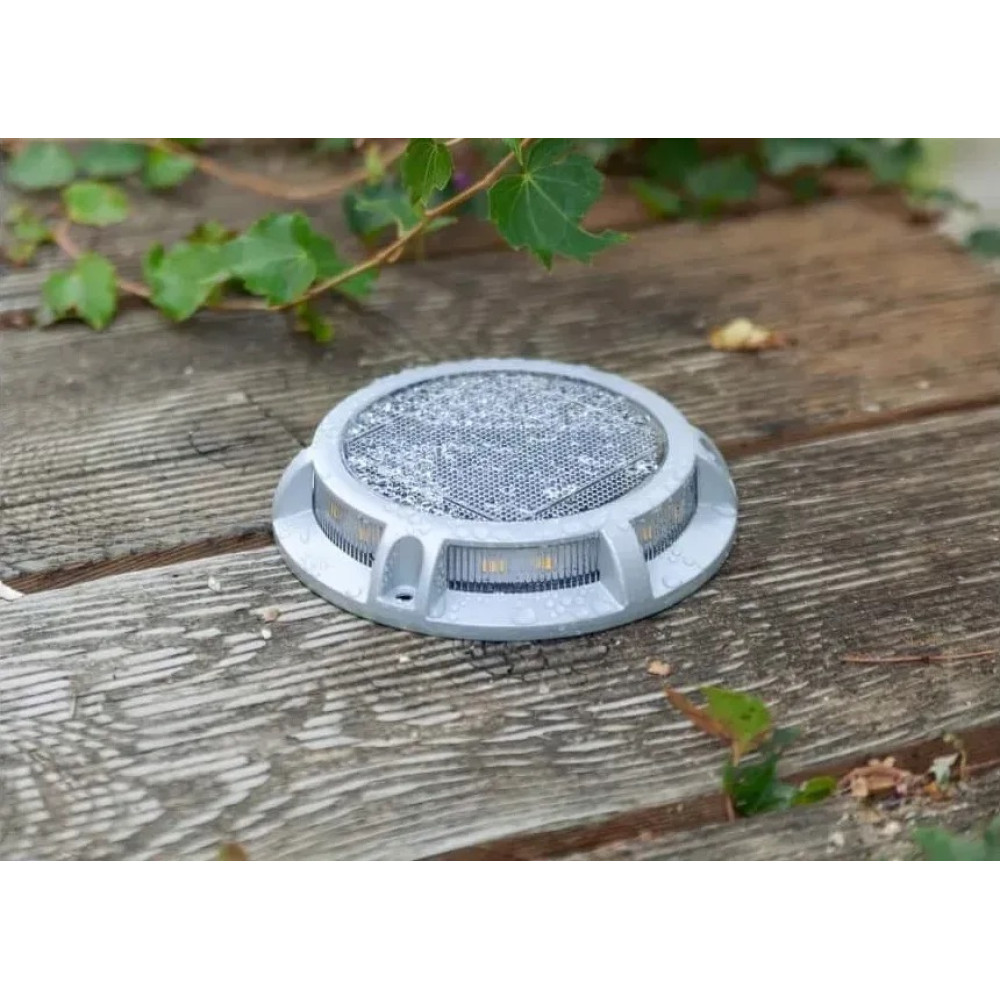 Комплект солнечных садовых светильников SuperLED Premium диск 4шт - Фото 2