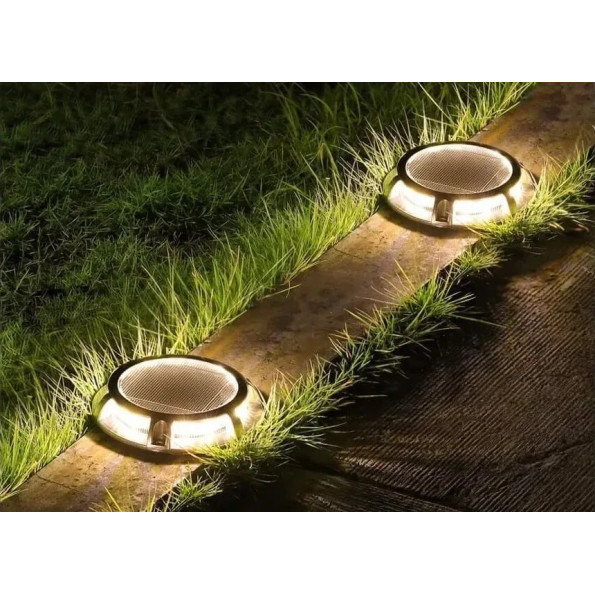 Комплект сонячних садових світильників SuperLED Premium диск 4шт -
                                                        Фото 8