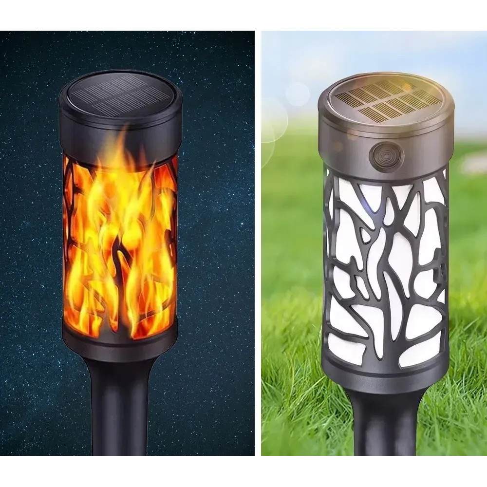 Светильник садовый на солнечной батарее SuperLED с имитацией пламени, набор 6 шт - Фото 7