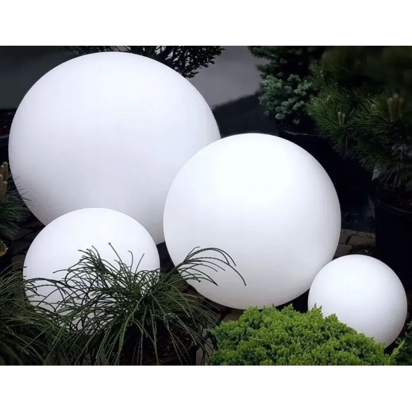 Декоративный садовый светильник шар 25 см -
                                                        Фото 2