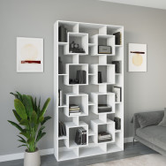 Стеллаж для офиса и дома на 23 ячейки из ЛДСП белый Стеллаж для офиса и дома на 23 ячейки из ЛДСП белый