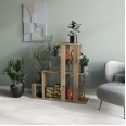 Стелаж для книг та декорана 5 комірок з ЛДСП аліканте 110х100х30 см