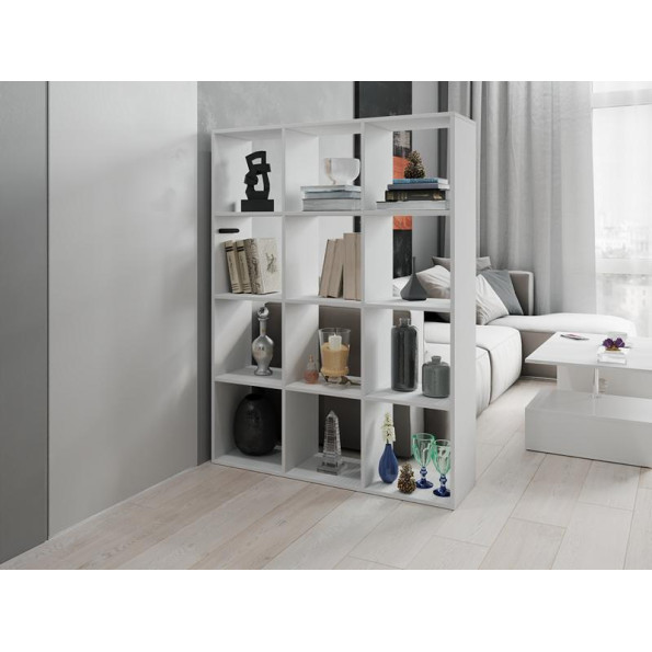 Стелаж на 12 комірок з ЛДСП білий -
                                                        Фото 2