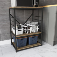 Кухонний стелаж для мікрохвильовки та побутової техніки в стилі ЛОФТ аліканте Кухонний стелаж для мікрохвильовки та побутової техніки в стилі ЛОФТ аліканте