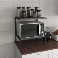 Кухонная подставка для микроволновки и бытовой техники в стиле ЛОФТ антрацит Кухонная подставка для микроволновки и бытовой техники в стиле ЛОФТ антрацит