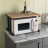 Кухонная подставка для микроволновки и бытовой техники в стиле ЛОФТ 50х36х38 см Дуб Сонома