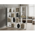 Полиця для книг, офисний стелаж на 16 комірок ЛДСП