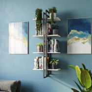 Полка на стену в стиле LOFT бетон Полка на стену в стиле LOFT бетон