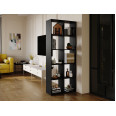 Стеллаж для офиса и дома на 10 ячеек из ЛДСП черный
