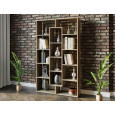Стеллаж для офиса и дома на 14 ячеек из ЛДСП аликанте