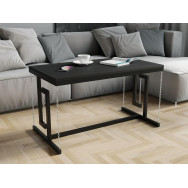 Журнальний столик у стилі ЛОФТ з ЛДСП 91х55х50 см Чорний