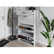 Тумба для взуття 50 см на 4 шухляди з ЛДСП бетон Тумба для взуття 50 см на 4 шухляди з ЛДСП бетон