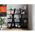 Стеллаж для дома на 5 полок из ЛДСП черный