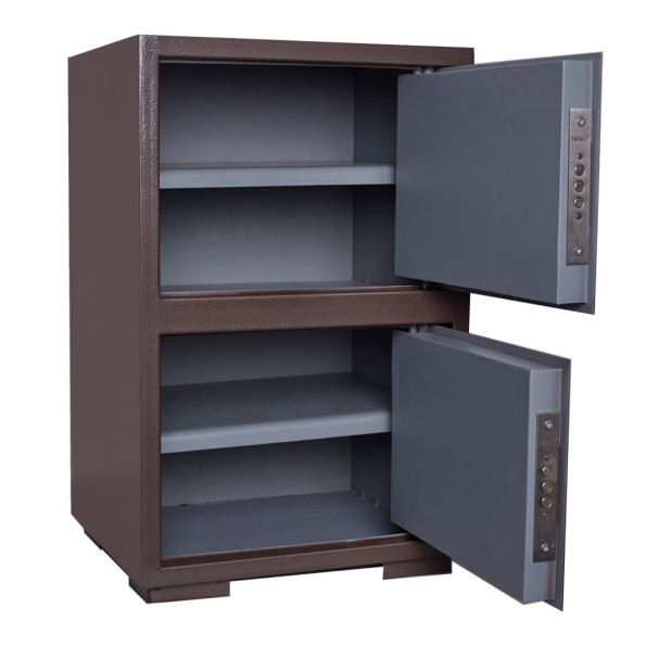 Офисный сейф Клерк 64 Коричневый -
                                                        Фото 2