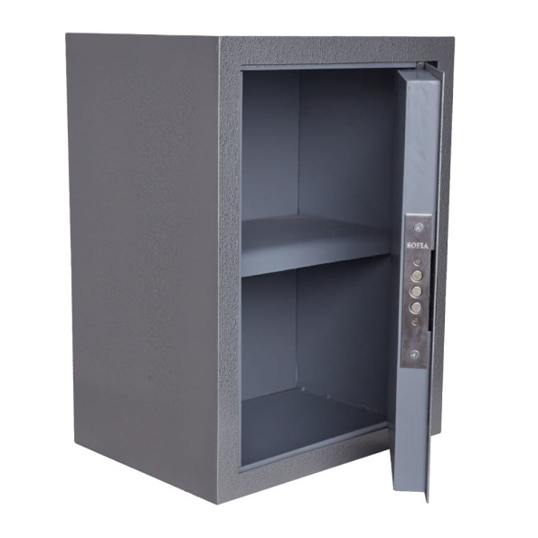 Офисный сейф Клерк 44 Серый -
                                                        Фото 2