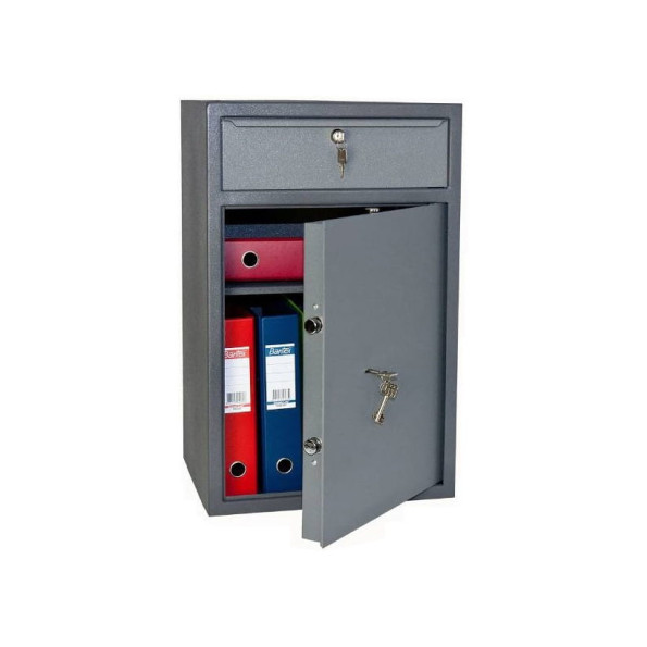 Офисный сейф Клерк 56 Серый